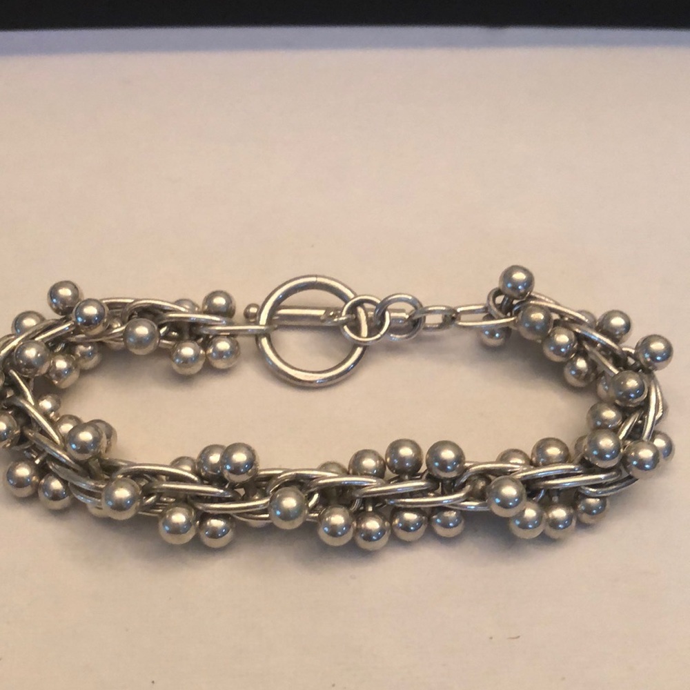 Silpada rare toggle bracelet sterling silver DNA